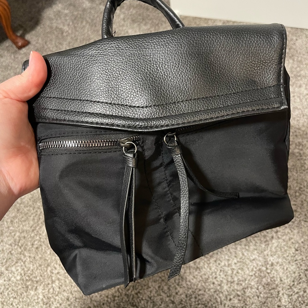 Botkier Black Leather Women's Backpack - Picture 5 of 6